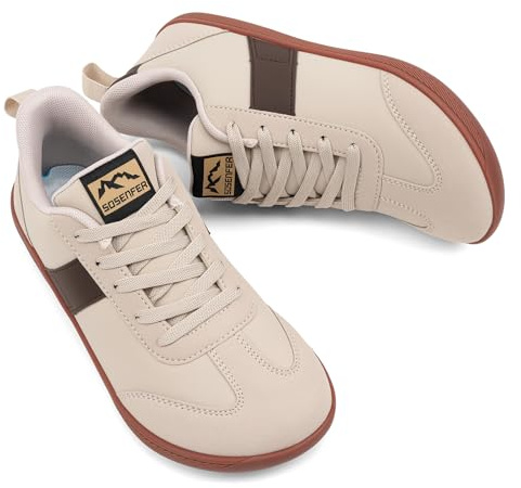 Sosenfer dam herr breda barfotaskor | bred tålåda lätta fritidsskor | minimalistiska halkfria promenadskor | Zero-Drop sula sneakers unisex