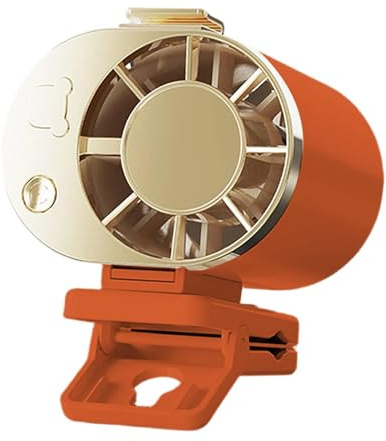 Ventilador Ponible,Dispositivo USB Recargable con Pantalla LED y 3 Velocidades Ajustables | Ventilador Portátil Con Clip,Para Verano Camping Aire Playa Deportes Oficinas Escritorio Senderismo