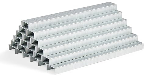 Amazon Basics Standard Stapler Staples, 1/4 Length, 50000 Count, 10-Pack of 5000, Silver