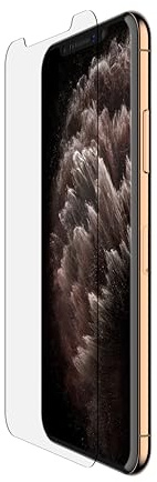 Belkin iPhone 11 Pro Max screen protector TemperedGlass antimicrobial (advanced protection that reduces bacteria on the display by up to 99%)