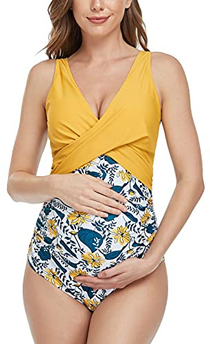 SUMMERSUNSHINE moderskap en del baddräkt fram kors moderskap baddräkt baddräkt moderskap bikini