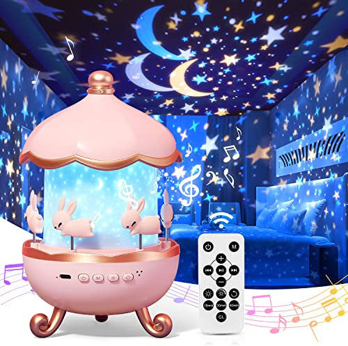 Night Light Kids, 15 Films+10 White Noises Baby Night Light Projector, Remote Kids Night Light Baby Projector Light for Kids,Baby Girl Gift Baby Christmas Gifts for Girls Toys for Girls Toys age 4 6 7