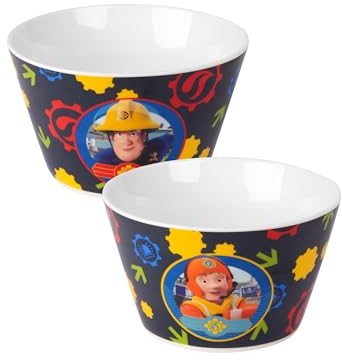 United Labels Feuerwehrman Sam Schüssel - Müslischale Schale Porzellan 500ml