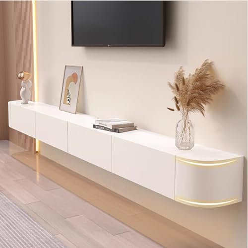 Floating TV Stand - Large Storage TV Bench (Size: 160CM/62.9)