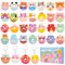 Tigvio 32 Stück Squishies Spielzeug Krapfen Squishy Set, Anti Stress Spielzeug Niedlich Geschmeidigkeit Squishy Toy mit Metall Schlüsselanhänger für Mitbringsel Kindergeburtstag ab 3 Jahre