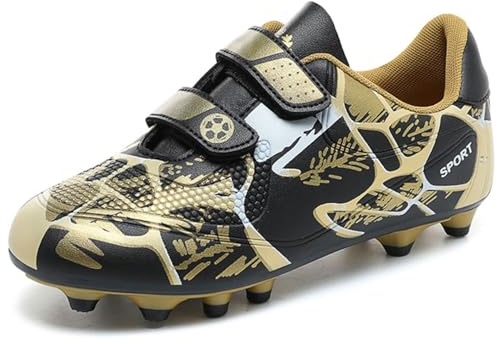 BAODLE Kinder Fußballschuhe Jungen FG/AG Outdoor Fussballschuhe Mädchen TF Football Trainingsschuhe Sportschuhe Atmungsaktiv