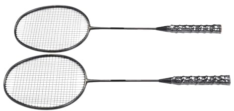 Dilwe Set di Racchette da Badminton Leggero in Alluminio e Carbonio con Borsa per Il Trasporto per Il Gioco Casual o L'allenamento Professionale (#1)