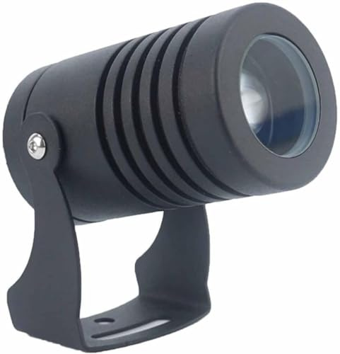 LED smalstrålande spotlight utomhus IP67 vattentät väggtvättlampa for byggnadsexteriör, justerbar trädgårdsstrålkastare med lång kast, landskapsprojektion(Yellow,5W(DC24V))