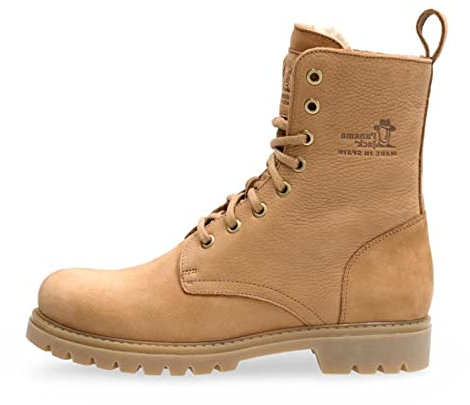 Panama Jack Damen Frisia Combat Boot, Camel, 42 EU