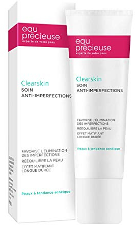 Eau Précieuse - Cura anti-imperfezioni Clearskin - Trattamento viso opacizzante e riequilibrante - Favorisce la rimozione delle imperfezioni - Pelle con tendenza acneica - 50 ml