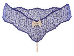 Bracli 2041 Perlenstring Sydney (einreihig) S, M, L in 4 Farben Größe L, Farbe Blau