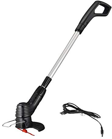 CaCaCook Tagliabordi Elettrico, Tagliaerba a Batteria, Taglia Bordi Giardino Elettrico, Tagliaerba Ricaricabile USB Strumento da Giardino per Diserbo da Giardino