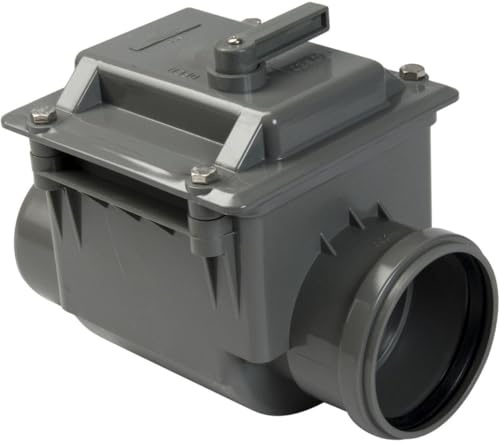 Clapet anti-retour en PVC à fermeture manuelle Ø 100 à joint