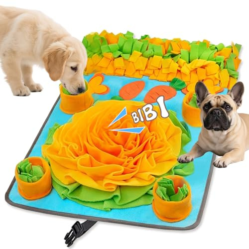 TAIMUTTAL Snuffle Mat for Dogs, 32 X 19 Inches Interactive Dog Toys for Boredom & Slow Eating, Durable Dog Feeder Puzzle Toy, Dog Enrichment Toys for Small Medium & Large Dogs