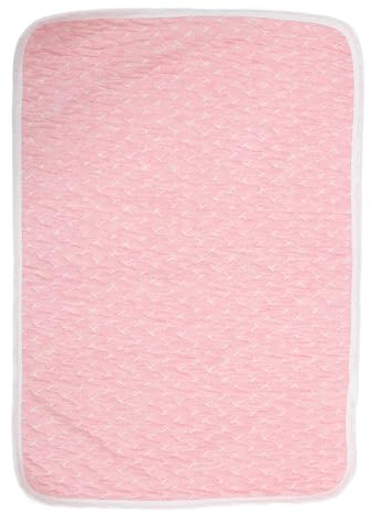 FIXOSHEE Materassino Fasciatoio in Cotone 50X70 CM Tappetino Assorbente Riutilizzabile per Ragazzo Ragazza Funzione Traspirante e Antiscivolo per Cambio Pannolini e Uso Mestruale