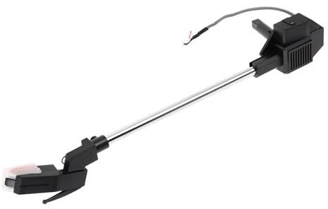 YARNOW Reemplazo de Brazo de Tocadiscos Vintage en Abs y Metal, Ligero y Fácil de Instalar, Accesorio para Reparación y Registro de Fonógrafos Antiguos