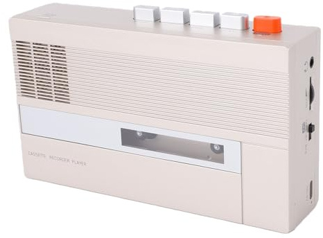 Tosuny Lettore di Cassette retrò con Trasmettitore e Registratore Bluetooth, Convertitore Portatile da Nastro a Digitale con Altoparlante per Musica Nostalgica, Arredamento Vintage