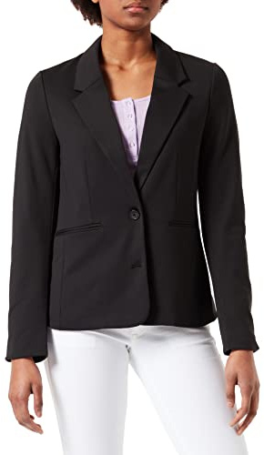 Vero Moda Americana Clásica Mujer VMLUCCA Blazer, Negro, M