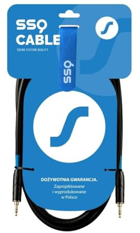 Sound station quality (SSQ) Audio Jack Cable (3.5 mm) SS-1425 Black 2 m