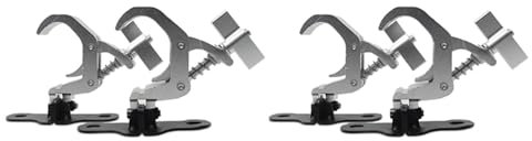 Yopeissn 2 pares de de luz de escenario de aluminio para luces móviles, carga de 150 kg para equipo de escenario de discoteca DJ (A)