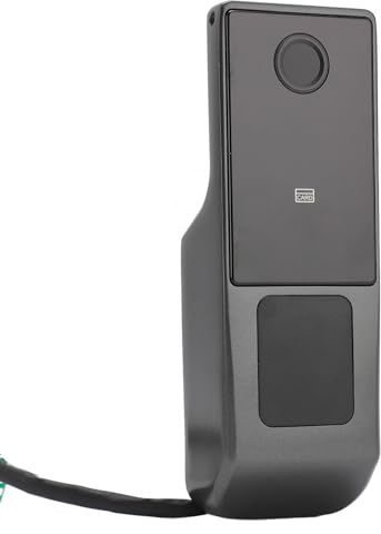 Intelligentes Türschloss Entsperren, Fingerabdruck + Passwort + Karte + Schlüssel + -WLAN, Metall, IP67 Wasserdicht, 5-in-1-Entriegelung, Fernbedienung, Breite Kompatibilität,