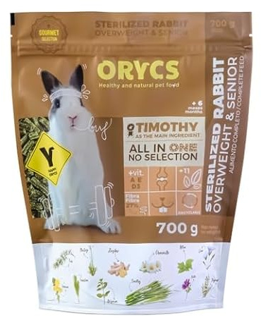 Orycs Alimento para Conejos Esterilizados 700g