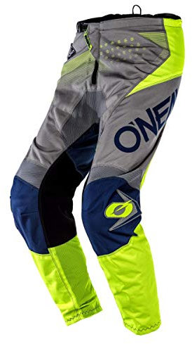 O'NEAL | Pantaloni Motocross | Bambini | MX Mountain Bike | Fit per la Massima Gamma di Movimento, Design Leggero, Traspirante e Durevole | Elemento Youth Pants Ride | Nero Neon Giallo | Taglia 18