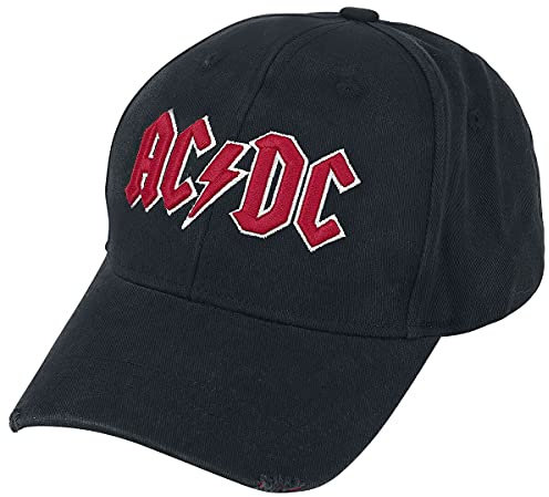 AC/DC Logo - Baseball Cap Männer Cap schwarz 100% Baumwolle Band-Merch, Bands, Geschenke