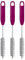 HG Verlag 3 Stück Pink Reinigungsbürste für Mixtopfmesser - Ideal für Thermomix TM6 TM5 TM31