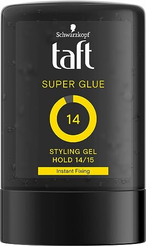 Schwarzkopf Taft Power hårgel Tube/nivå 14 – Super Glue – 6-pack (6 x 300 ml)
