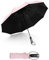 LBRWOX UV-Sonnenschirm, kompakt, faltbar, Reise-Regenschirm, automatisches Öffnen, Schließen, kompakt, faltbar, Regenschirme für Damen und Herren, blockiert (Rosa)
