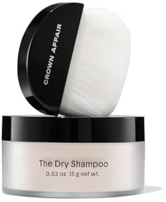 CROWN AFFAIR - The Dry Shampoo, All Hair Types, A Volumizing, Nutrient-Rich Dry Shampoo That Gives The Illusion of Just-Washed Strands, Off-white, 0.53 Ounce (Pack of 1)
