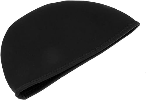 Duiaynke Unisex-Badekappe aus Neopren, ultraleicht, 2 mm, warm, zum Surfen, Kajak, Kanu, Schnorcheln, Größe S/M/L, 57 bis 61 cm, Schwarz