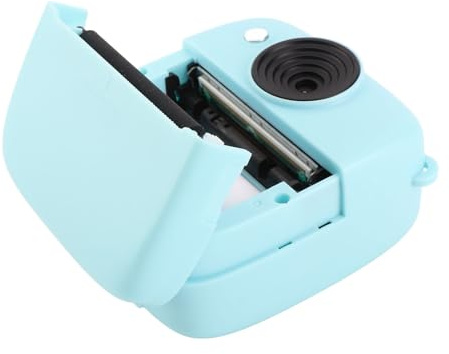 Barns Videobandspelare, Söt Instant Print Camera Utan Långvarig Bläckbatterilivslängd 1080p 48m för Flickor Pojkar (Blå)