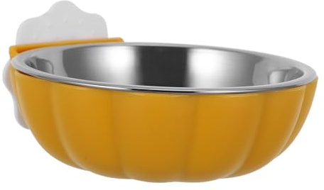 VICASKY Bol Mangeoire Acier Inoxydable pour Cages à Oiseaux avec Pince de Fixation Accessoire Résistant pour Perruches et Petits Perroquets Installation Rapide