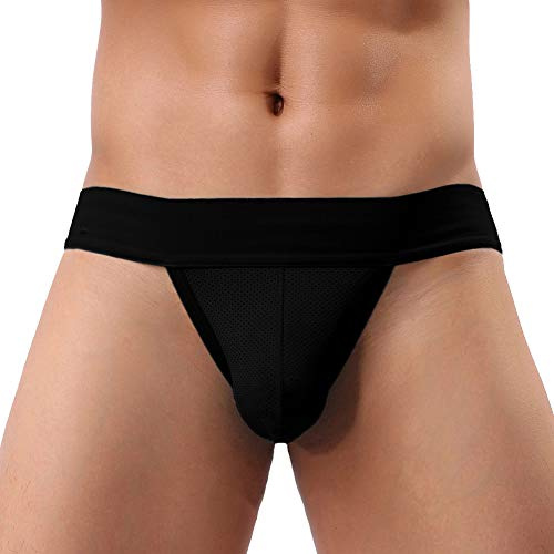 Summer Code Homme Sexy Slip Sous-vêtement Ficelle - NOIR - Taille S