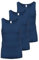 Ammann Jeans Tank Top 3er Pack Dark Blue 5
