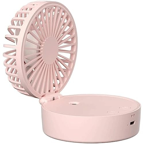 Stående fläkt 3 i 1 minifläkt, 110° upp och ner rotation 19ML fuktgivande luftfuktare färglampa, personlig fläkt för utgående/sporter Tornfläkt