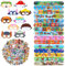 JunMallko 75 Piezas Patrulla Canina Regalos de Fiesta, Paw Juguetes de Fiestas Cumpleaños, 10 x Patrulla Canina Máscaras, 15 x Patrulla Canina Pulseras de Bofetadas, 50 x Patrulla Canina Pegatinas