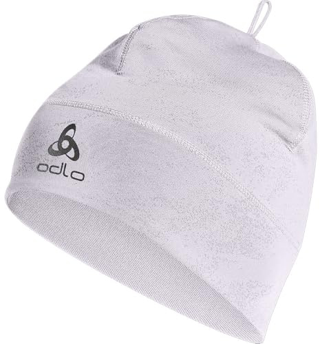 Odlo Unisex mössa herr dam polyknit varm reflekterande sportmössa I beanie vintertillbehörsset, Misty Lilac, en storlek, Misty lila, En Storlek