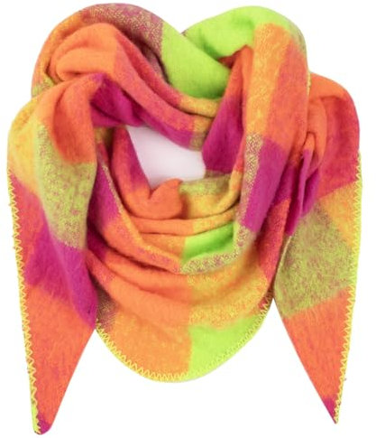 Gloop Damen Schal XXL Strick Dreieck Schal Halstuch Dreieckstuch kuschelig flauschig ohne Kratze an Haut 200×141 CM