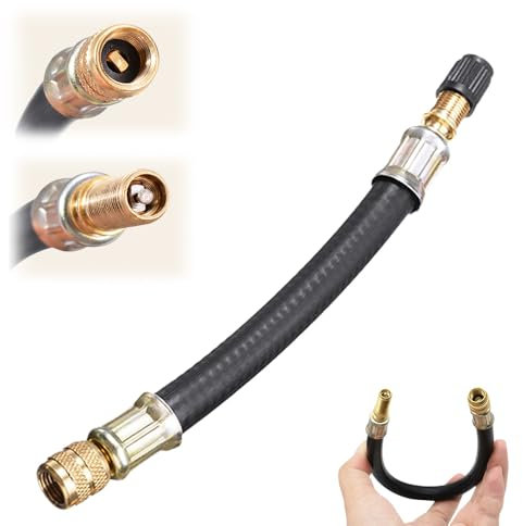 ComedyKing Universal Flexible Tire Valve Extenders, 2024 Neu Universelle Flexible Reifenventilverlängerungen, Ventilverlängerung Autoventil für universelle Autos LKWs Motorräder Fahrräder (150mm)