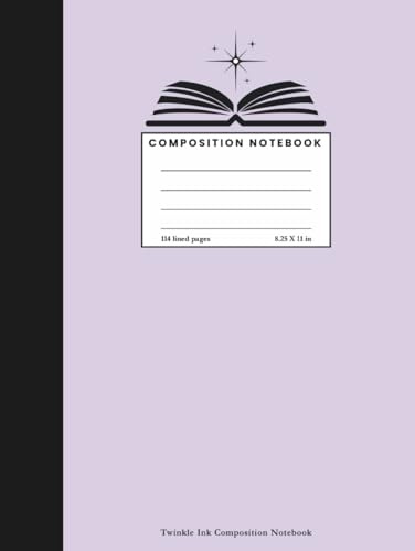 Lilac Purple | Twinkle Ink Lined Composition Notebook