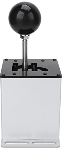 Cryfokt USB Gear Shifter Precise Simulation H Växlare för Easy Plug and Play för 10, för WRC EST ATS Racing Games för T300, Aluminiumlegering + Rostfritt Stål