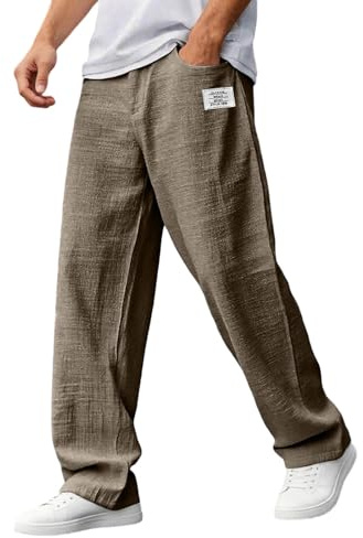 Outdoorhose Herren Lang Sommer Outdoorhose Baggy Stretch Trekkinghose Wasserdicht Wanderhose Mit Taschen Leicht Wanderbekleidung Atmungsaktiv Jogging Outdoor Hosen Sportlich Fahrrad Gartenhose