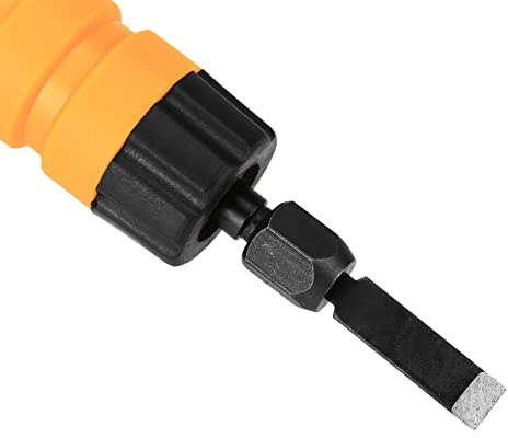 Jelquix Juego de Herramientas de Grabado de Cincel para Tallar Carpintería, 5 Cuchillas, Metal y Caucho Duraderos para Aficionados