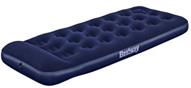 Bestway Luftbett Blue Horizon Step mit interner Fußpumpe Single XL/Lo 185 x 76 x 28 cm, Blau