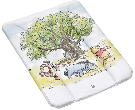 keeeper Winnie Puuh Wickelunterlage, Für Tisch, Kommode etc., Bequeme Liegefläche, Einfache Reinigung, Amelia, Weiß