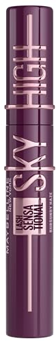 Maybelline Mascara Lash Sensational Sky High Volumizing and Thickening Eyelash Lengthening. Flake Free Formula, Burgundy Haze