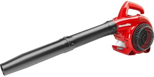 Homelite 150 MPH 400 CFM 2-Cycle Handheld Gas Leaf Grass Blower, RED